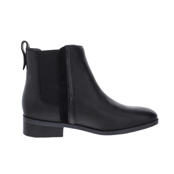 Rockport Larkyn Leather Chelsea Riding Boot Black Coffee Bean 9.5 - Picture 1 of 8
